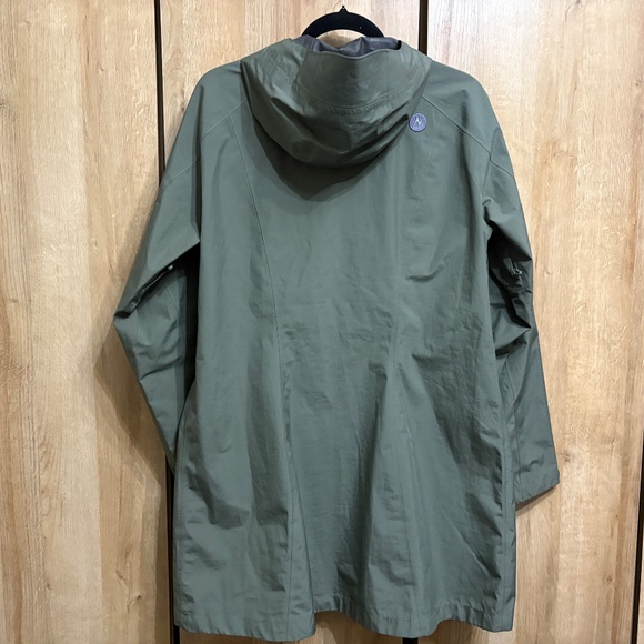 Marmot Green Rain Coat Jacket Essential Gore-Tex Women Size XL Waterproof $230 - Picture 10 of 16